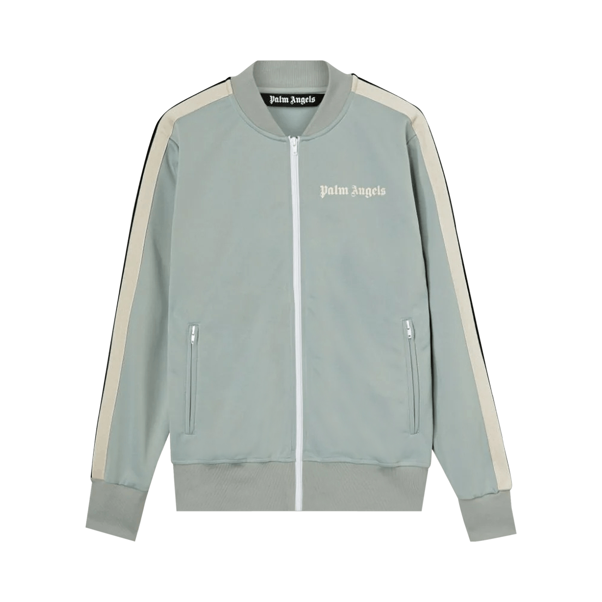 Palm Angels Bomber Track Jacket 'Grey/Off White'