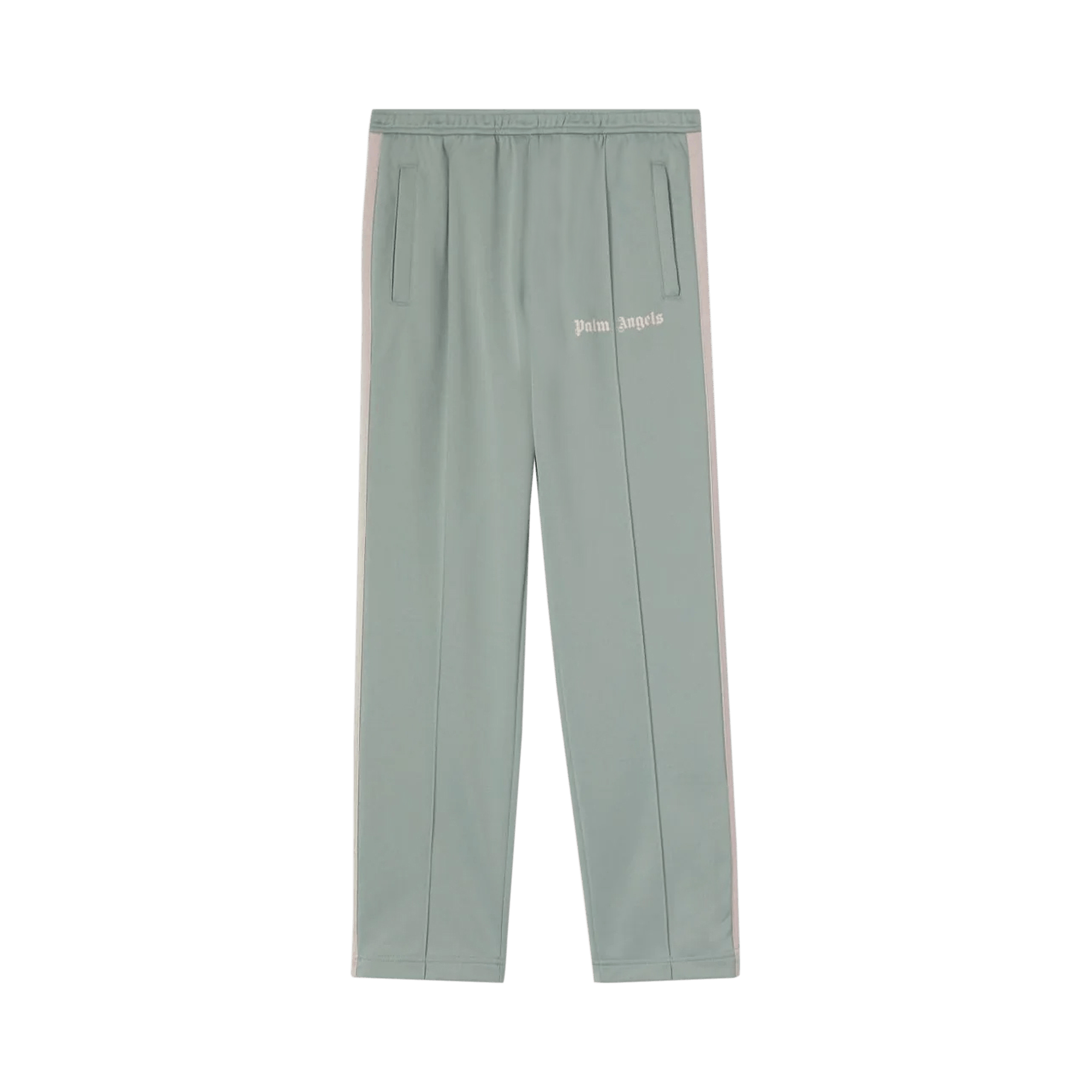 Palm Angels New Slim Track Pants 'Sea Foam/Off White'