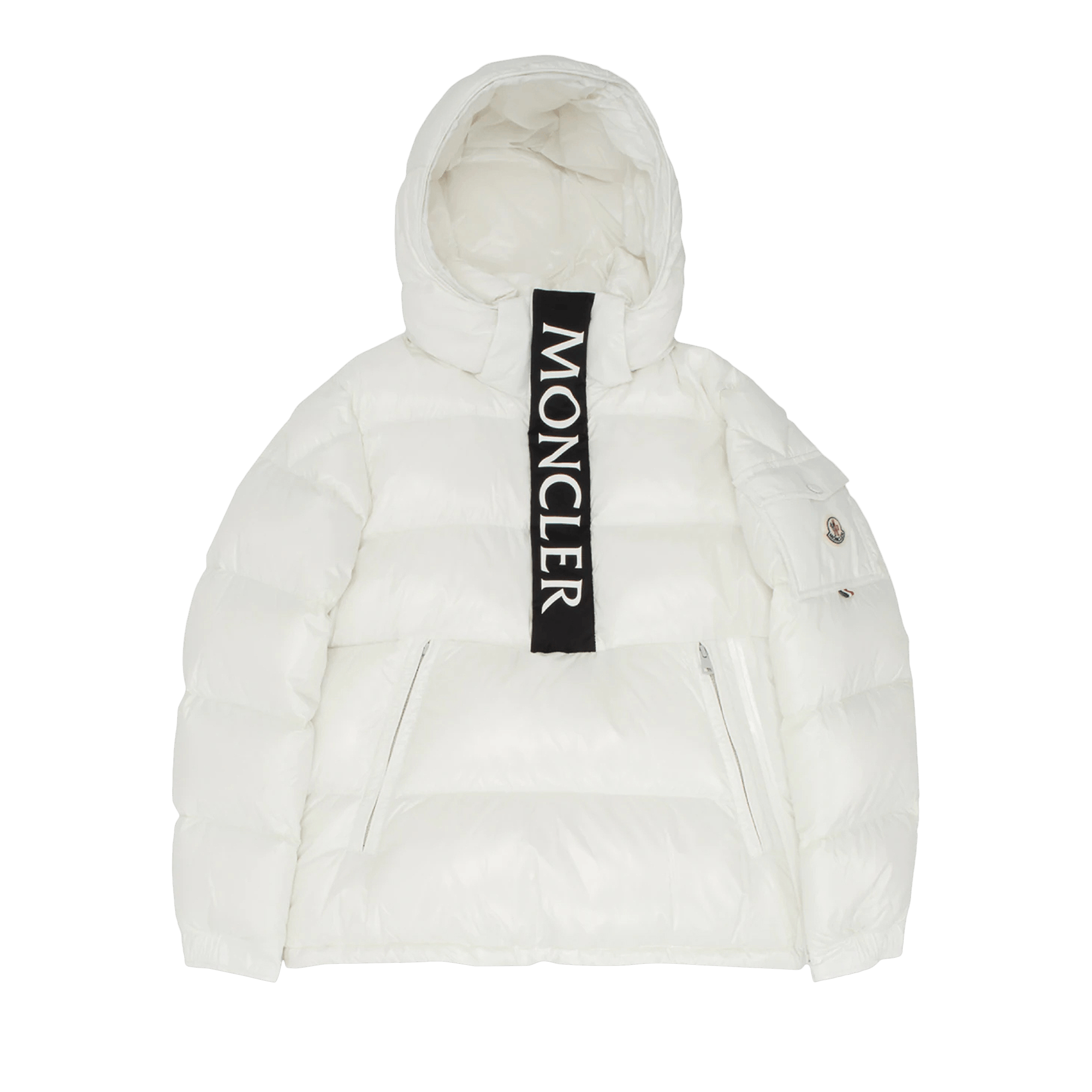Moncler Maury Shiny Puffer Jacket 'White'