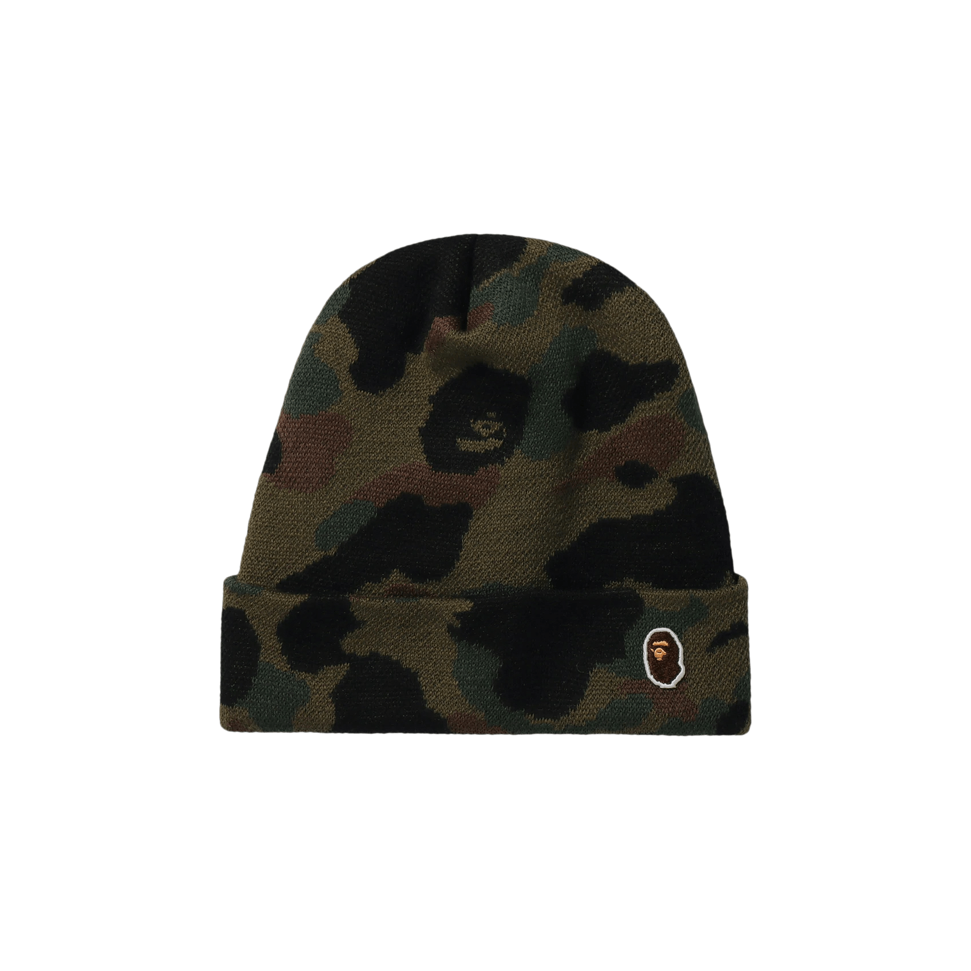 BAPE 1st Camo Knit Hat 'Green'