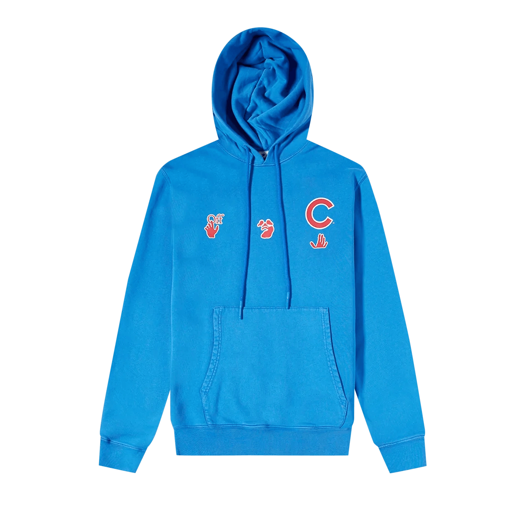 Off-White x MLB Chicago Cubs Hoodie 'Blue/Red'