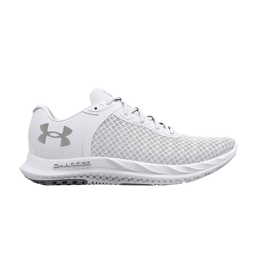 Pre-owned Under Armour Wmns Charged Breeze 'white Metallic Silver'