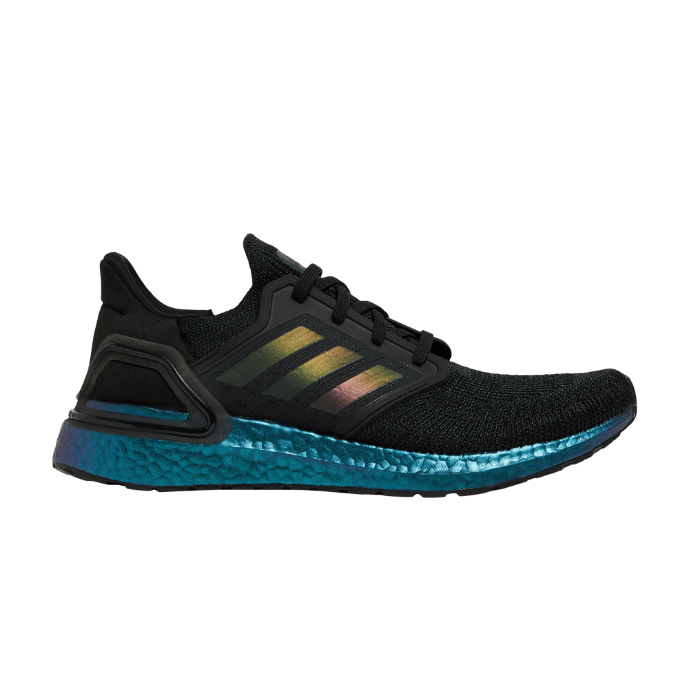 adidas UltraBoost 20 'Black Signal Cyan'