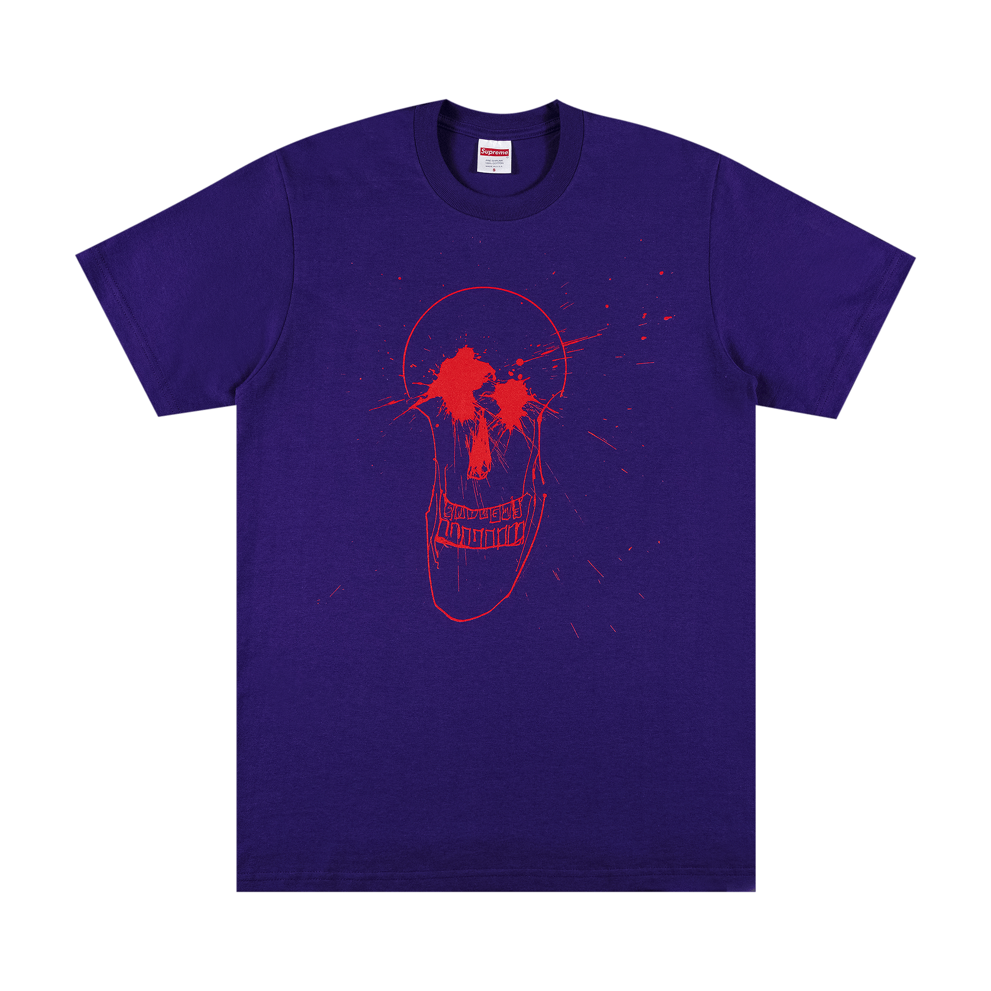 Supreme Ralph Steadman Skull Tee 'Purple'