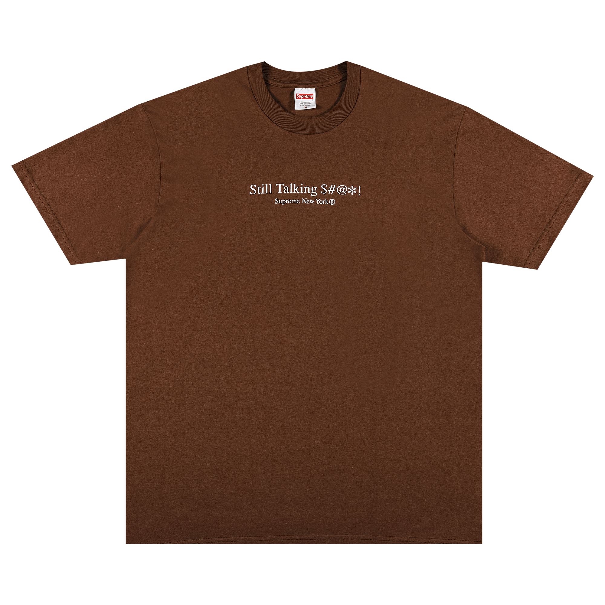 Supreme Still Talking Tee 'Brown'