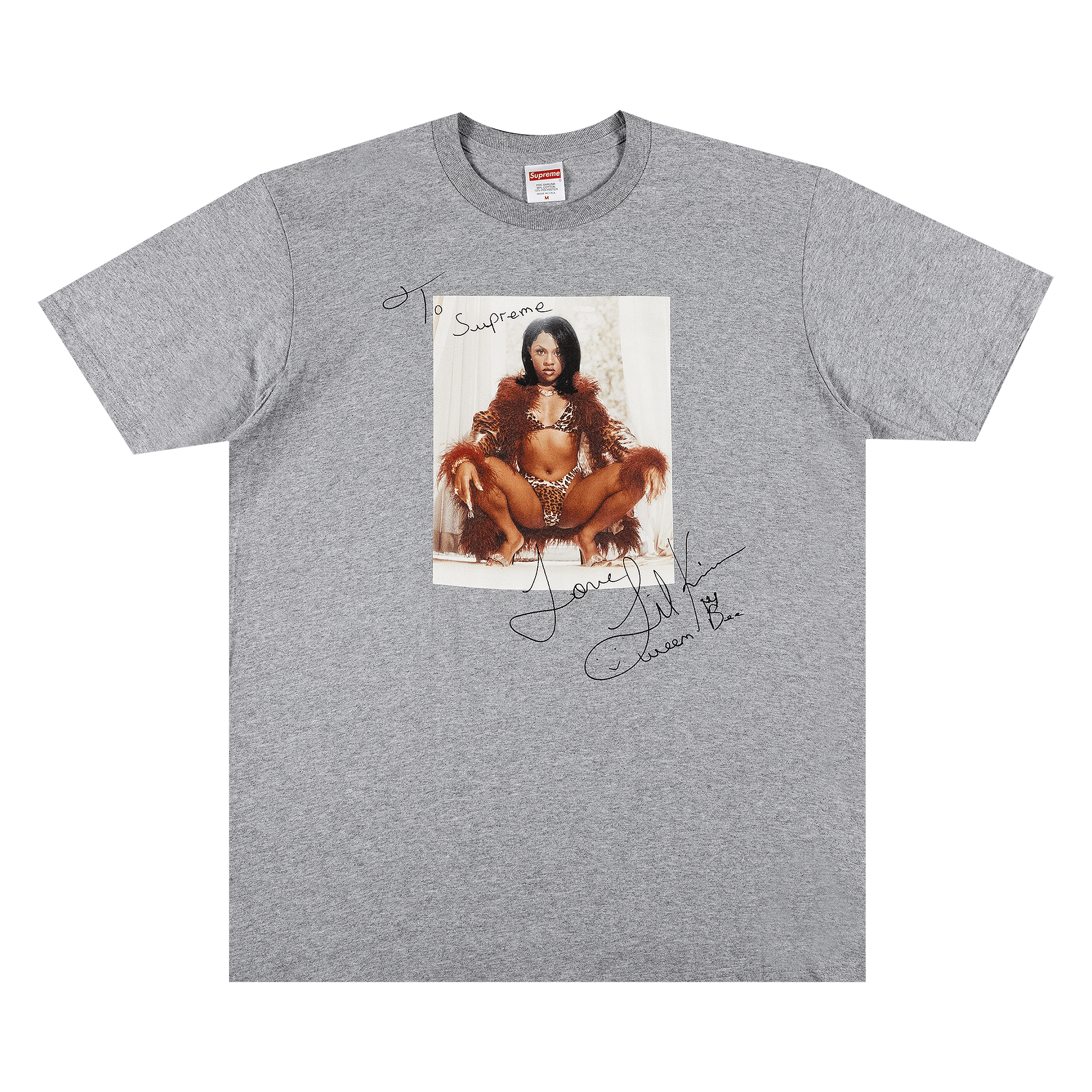 Supreme Lil Kim Tee 'Heather Grey'