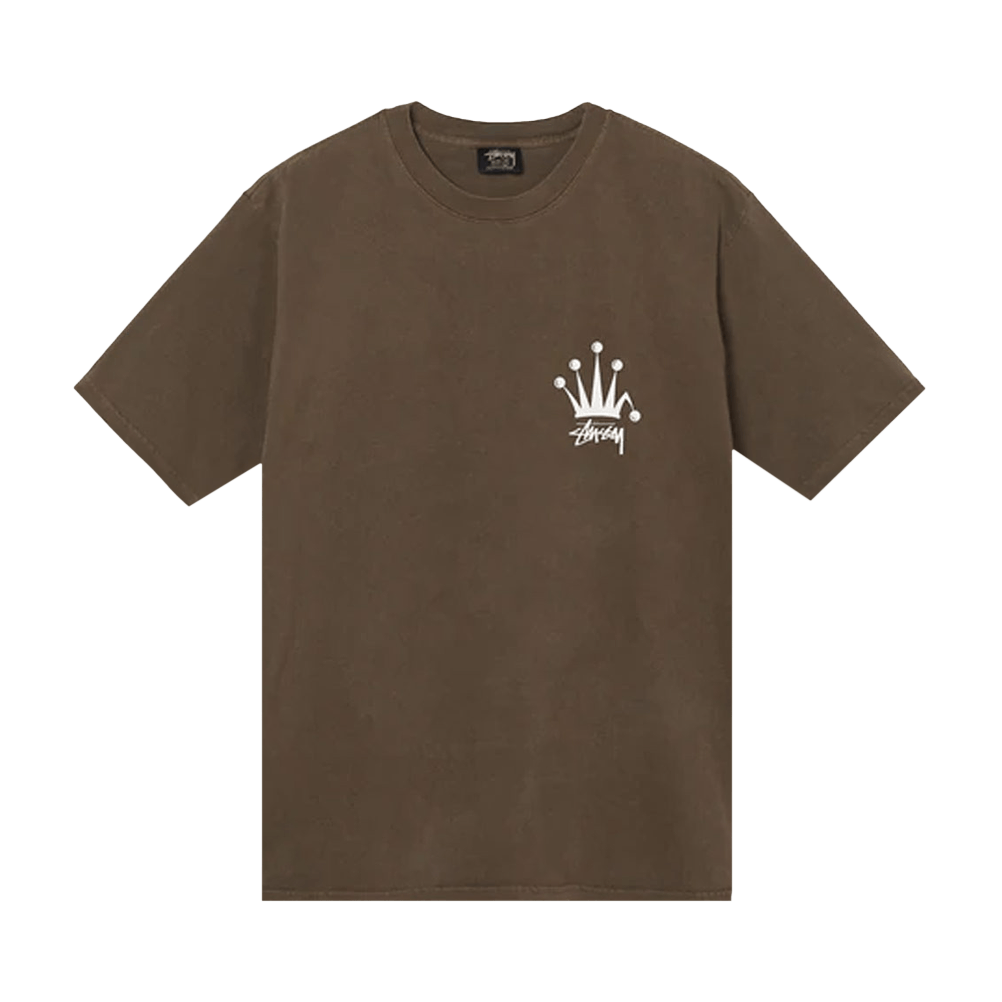 Stussy Regal Crown Pigment Dyed Tee 'Coffee'