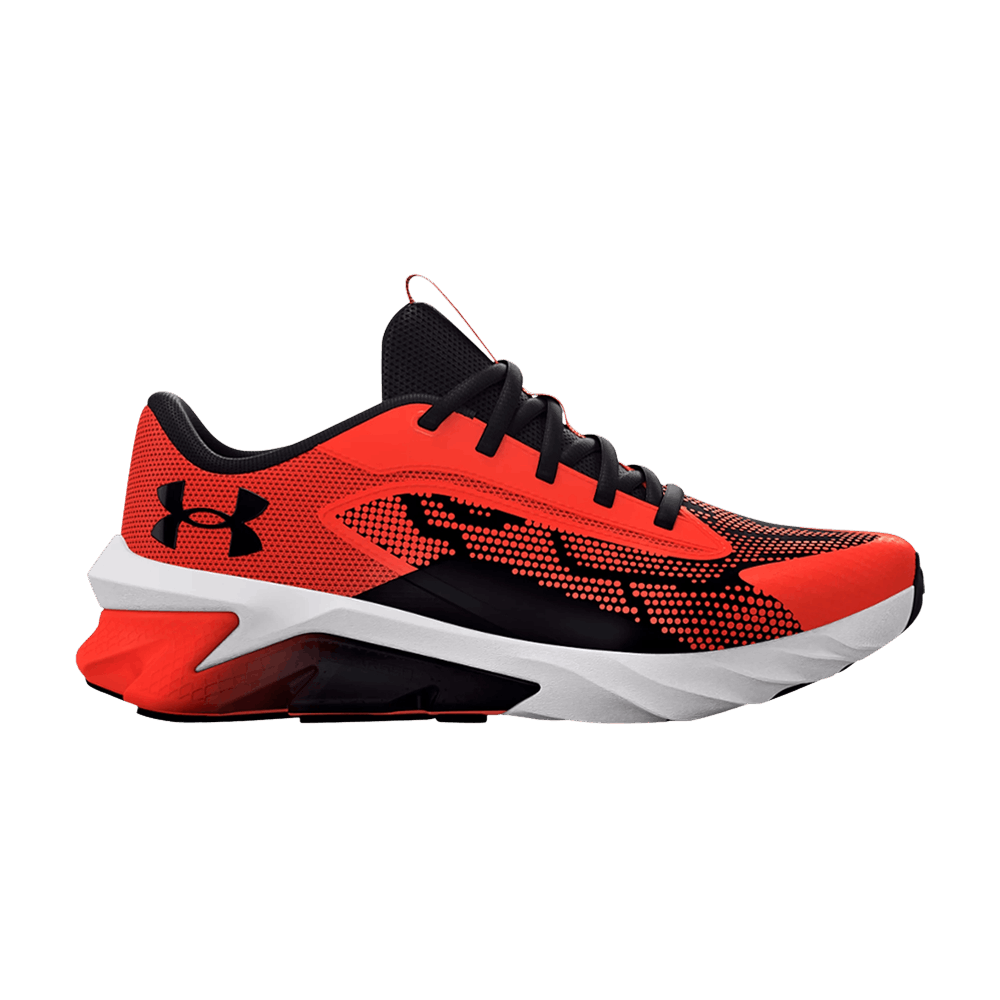 Pre-owned Under Armour Charged Scramjet 4 Gs 'phoenix Fire' In Red