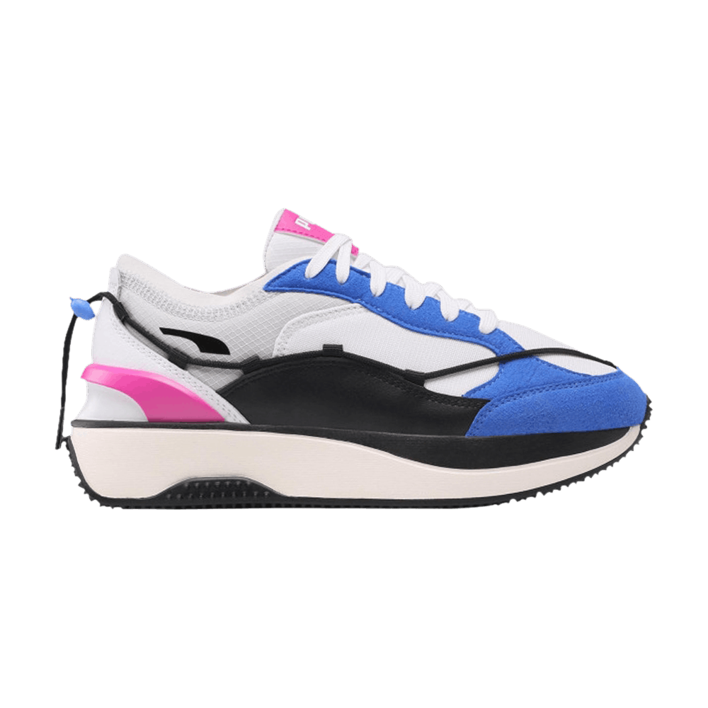 Pre-owned Puma Wmns Cruise Rider Lace 'white Bluemazing'