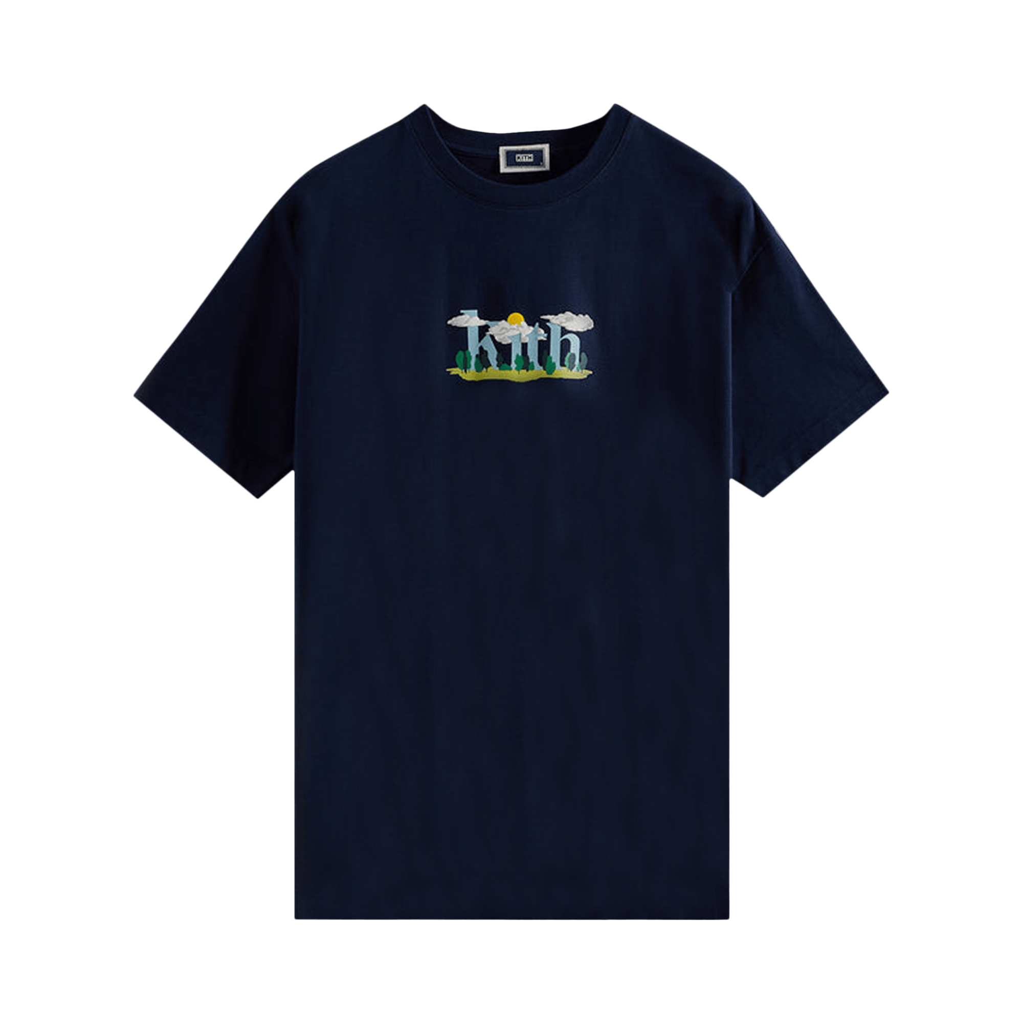 Kith Cloud Serif Logo Tee 'Nocturnal'
