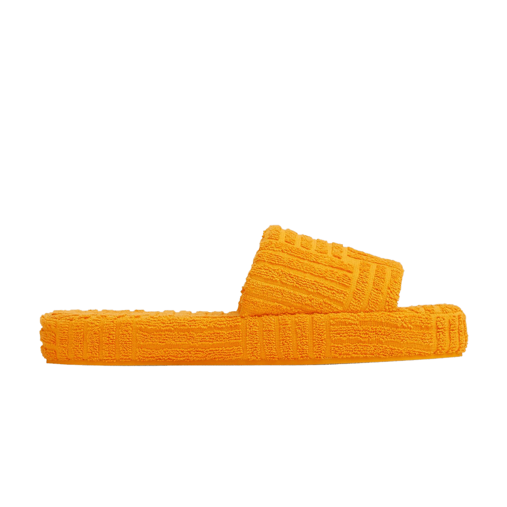 Bottega Veneta Wmns Resort Sponge Slide 'Tangerine'