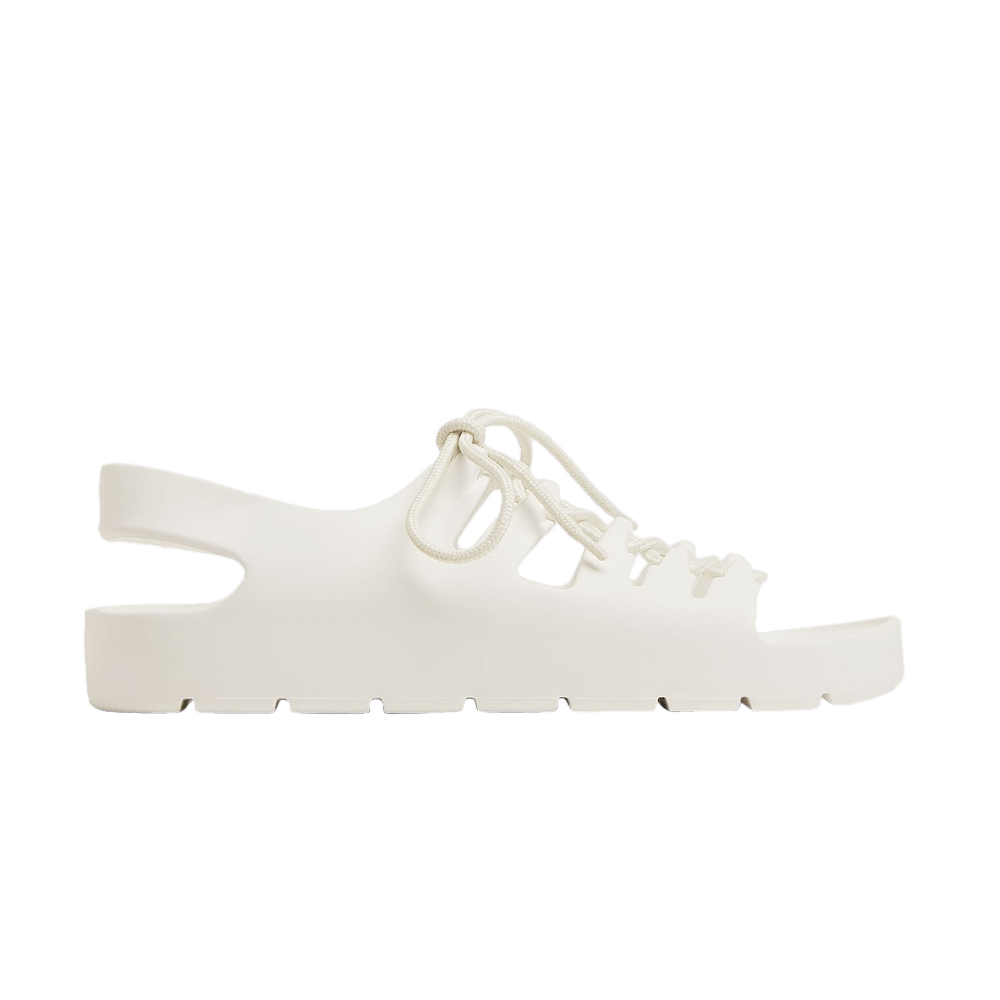 Bottega Veneta Wmns Jelly Sandal 'Chalk'