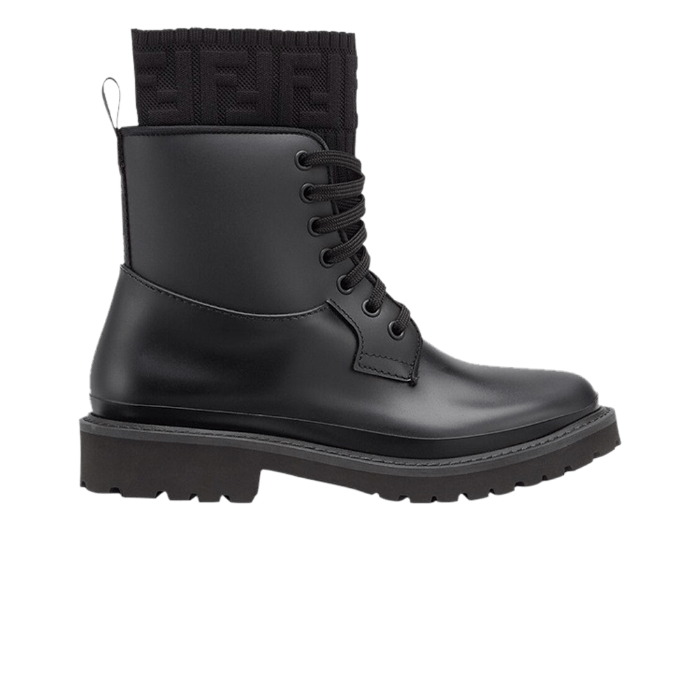 Buy Fendi FF Rockoko Biker Boot 'Black' - 8T6780 A8C7 F1D0I