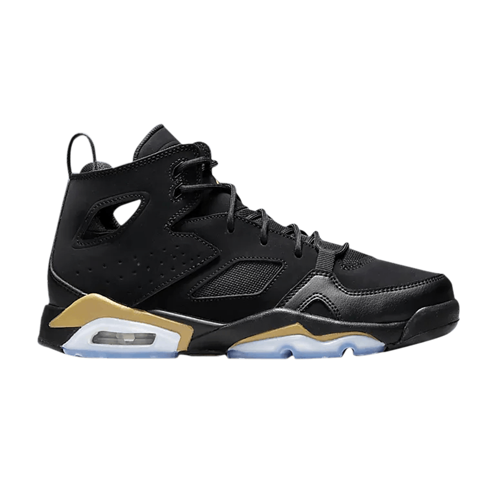 Air Jordan Flight Club 91 GS 'Black Metallic Gold'
