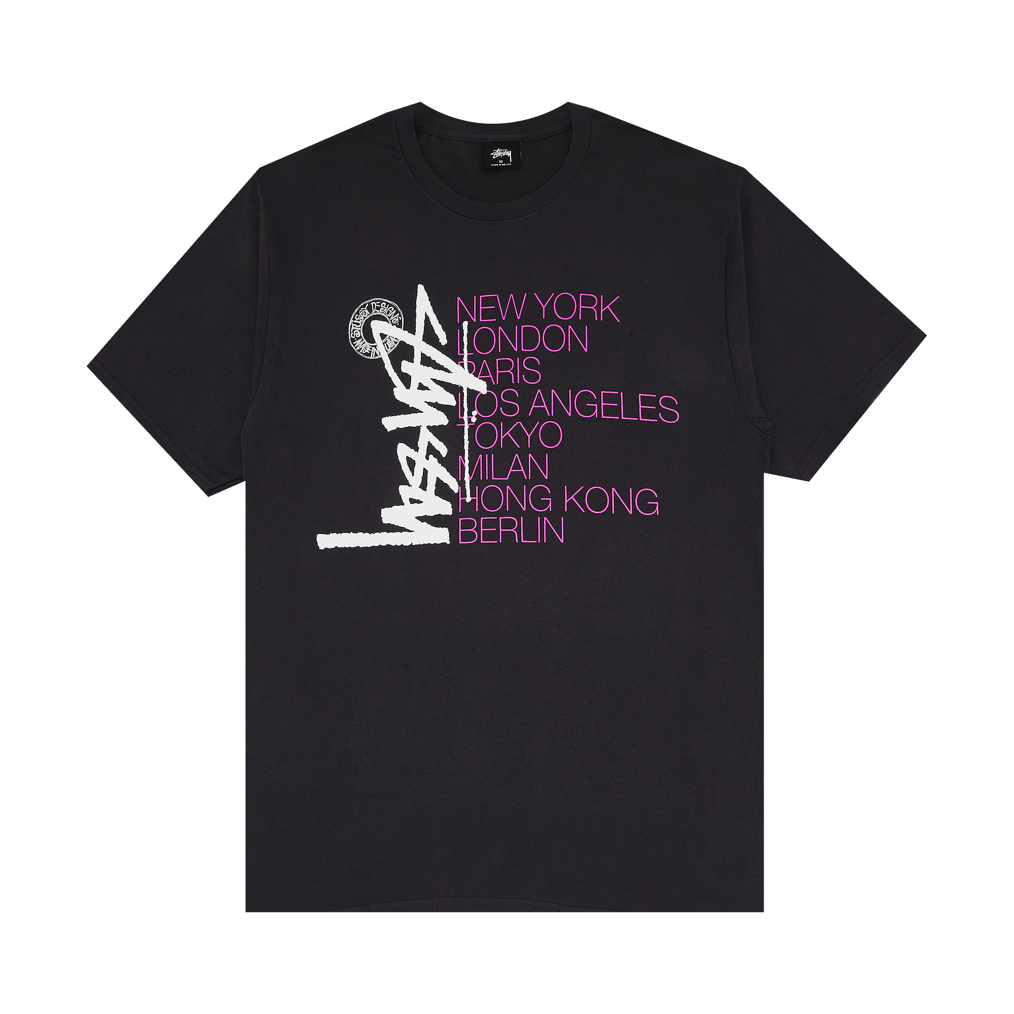 Stussy Buana Stack Tee 'Charcoal'