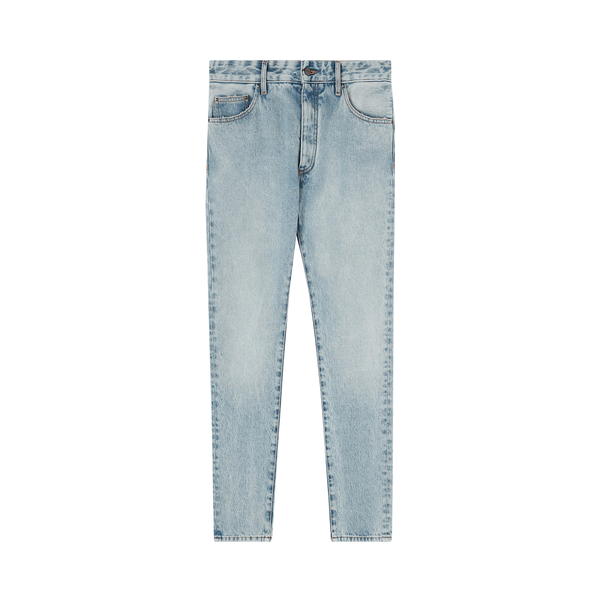 Palm Angels Back Logo Denim 'Light Blue'