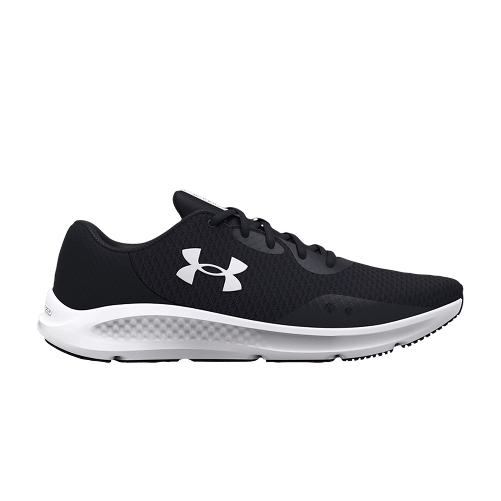 Pre-owned Under Armour Wmns Charged Pursuit 3 'black White'