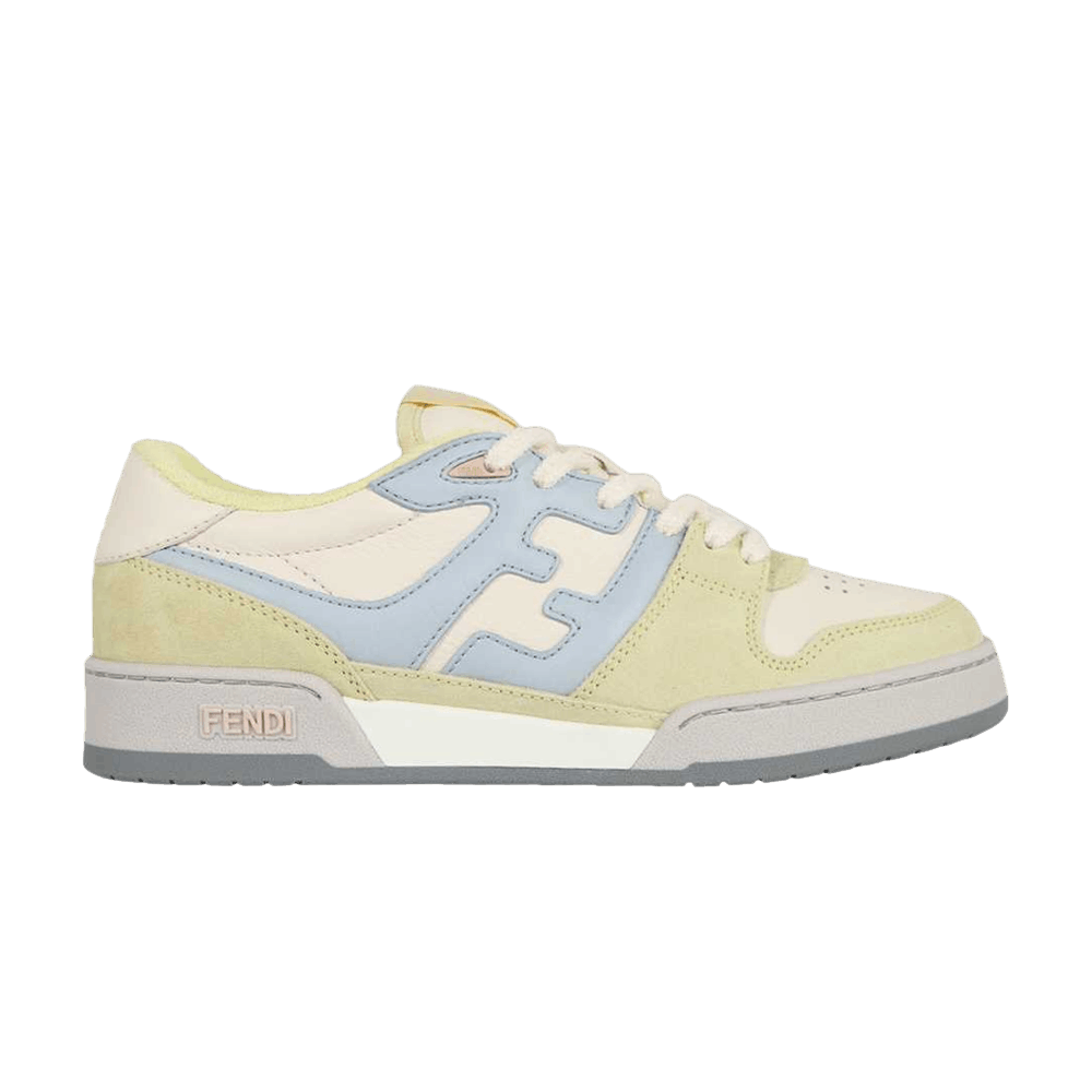 Fendi Wmns FF Mixed Leather Low 'Yellow'