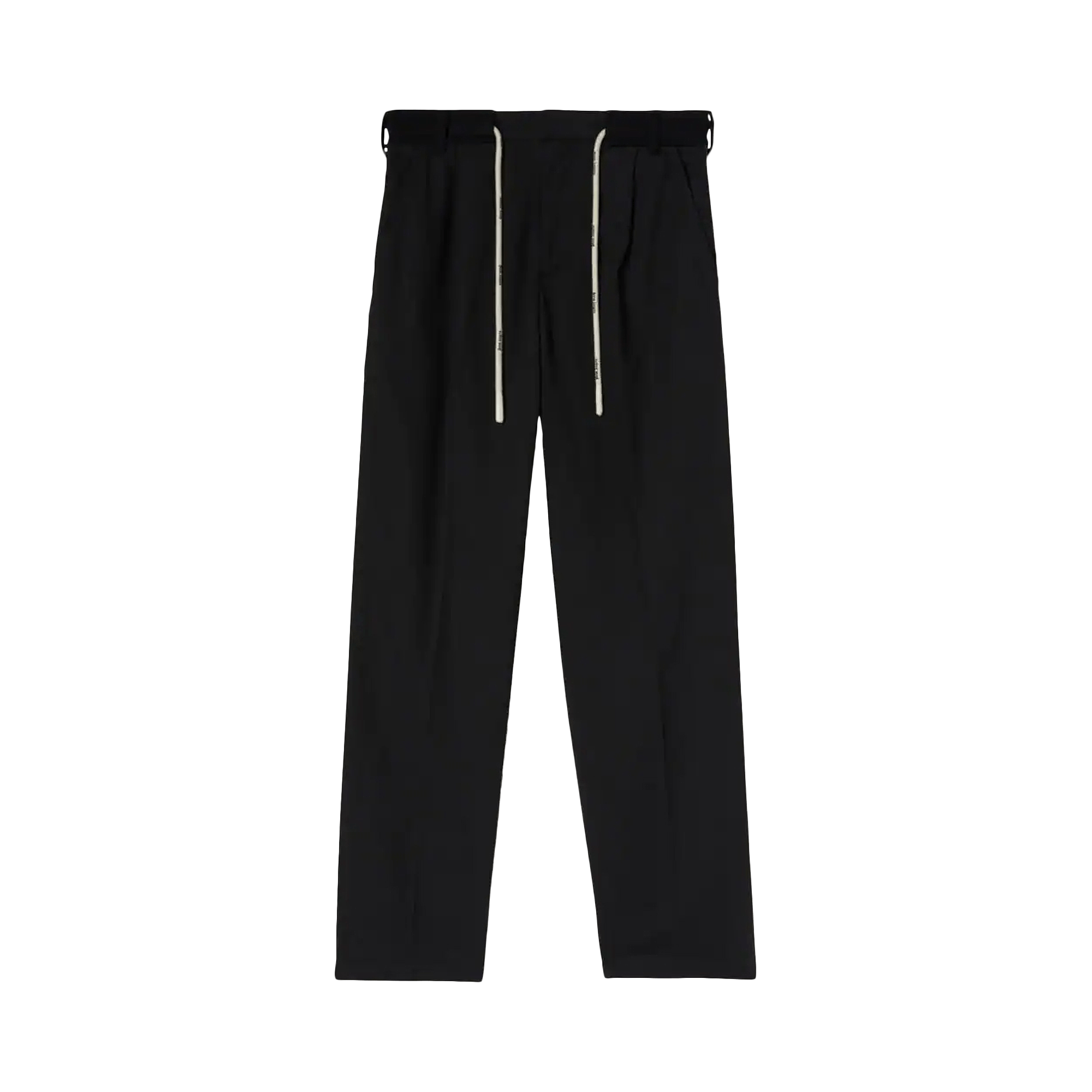 Palm Angels Track Belt Pants 'Black/Off White'