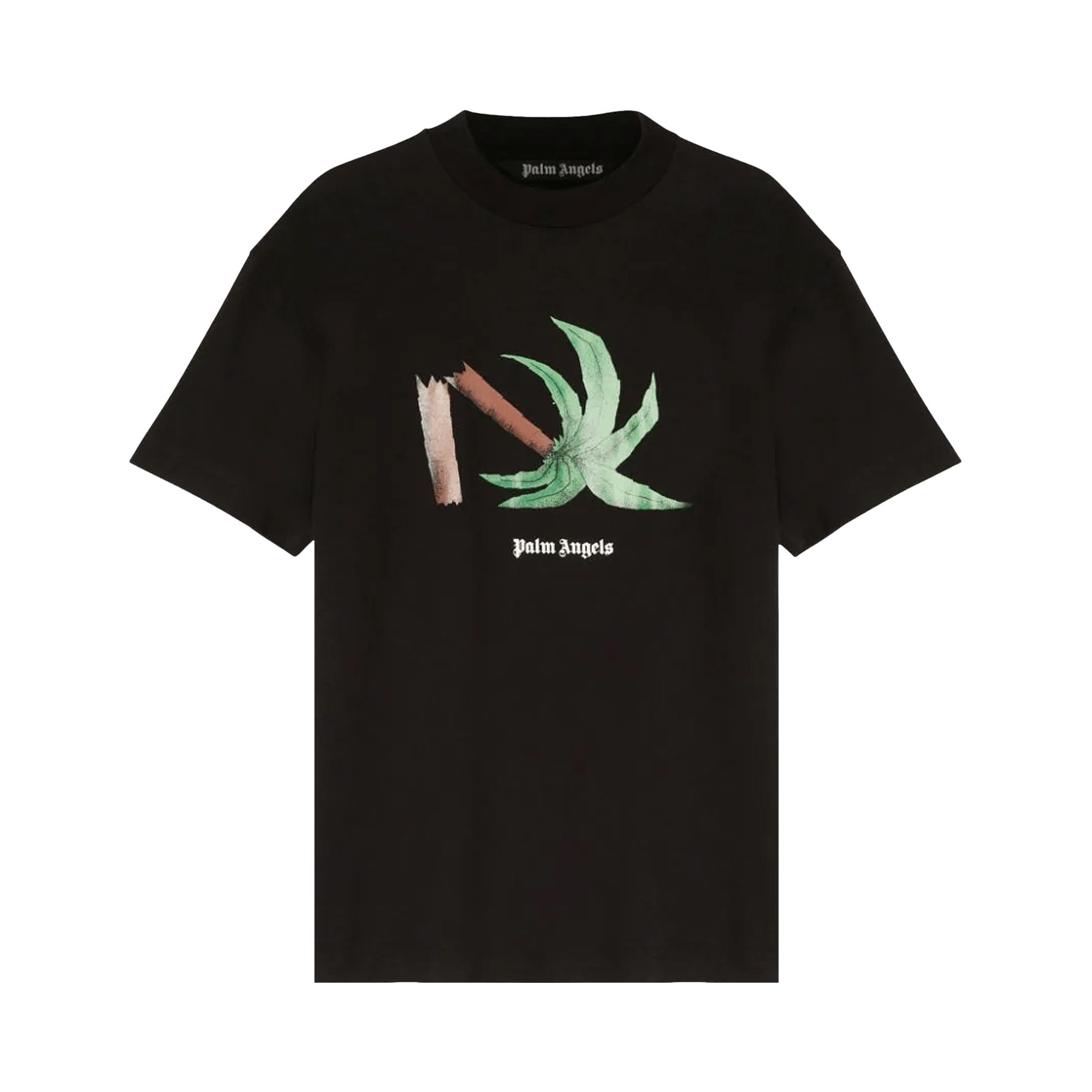 Palm Angels Broken Palm Classic Tee 'Black/Green'