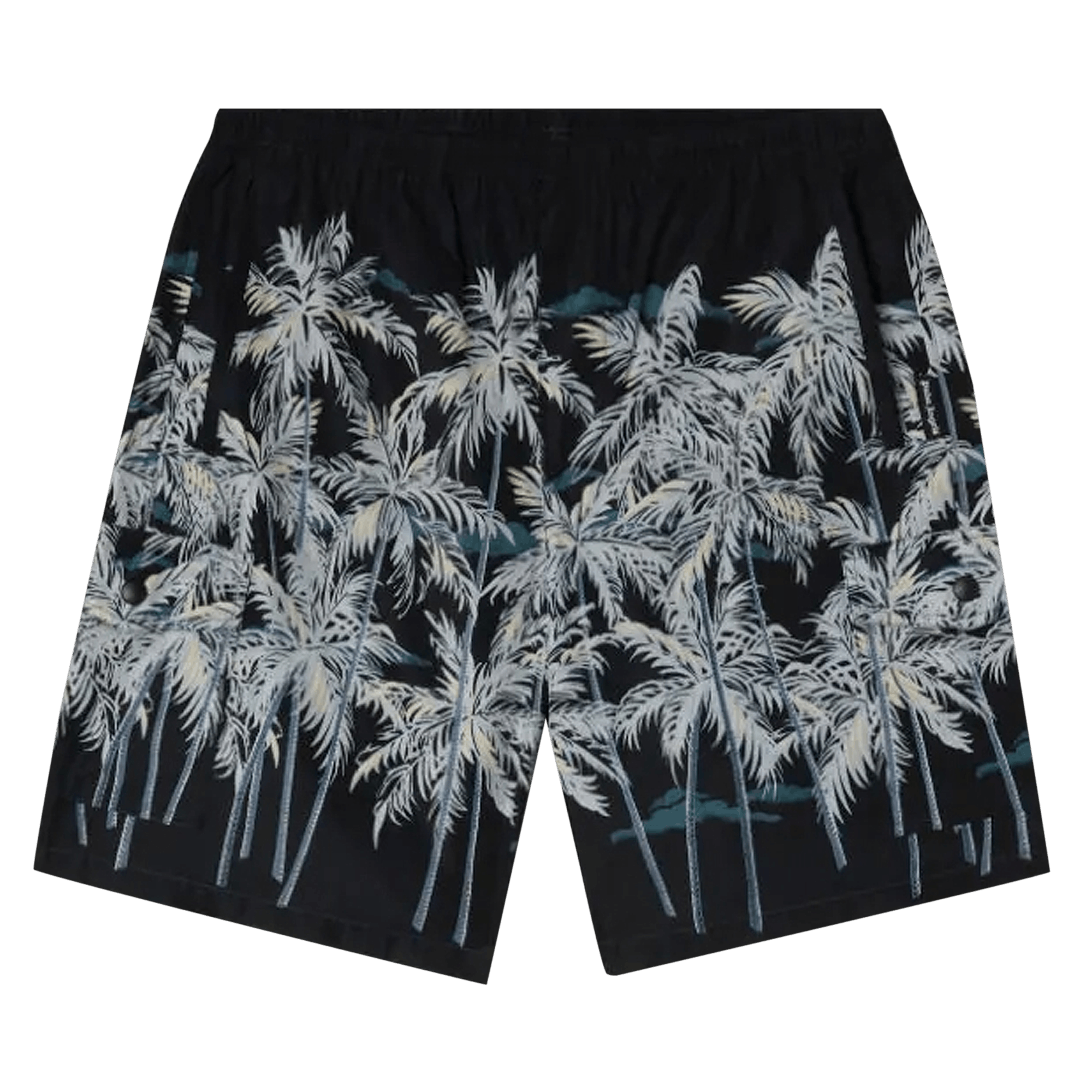 Palm Angels Allover Palms Swimshort 'Black/Off White'