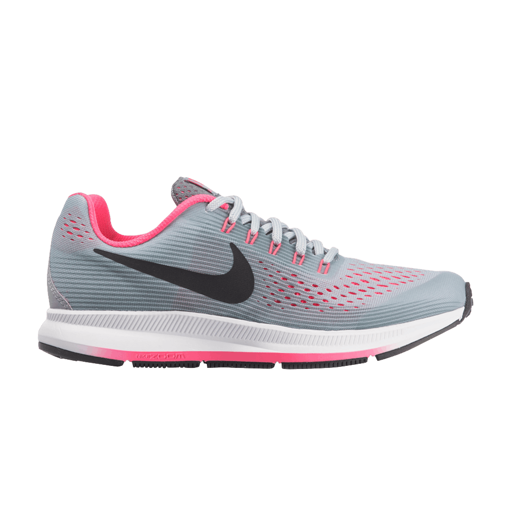 NIKE NIKE AIR ZOOM PEGASUS 34 GS 'WOLF GREY PINK'