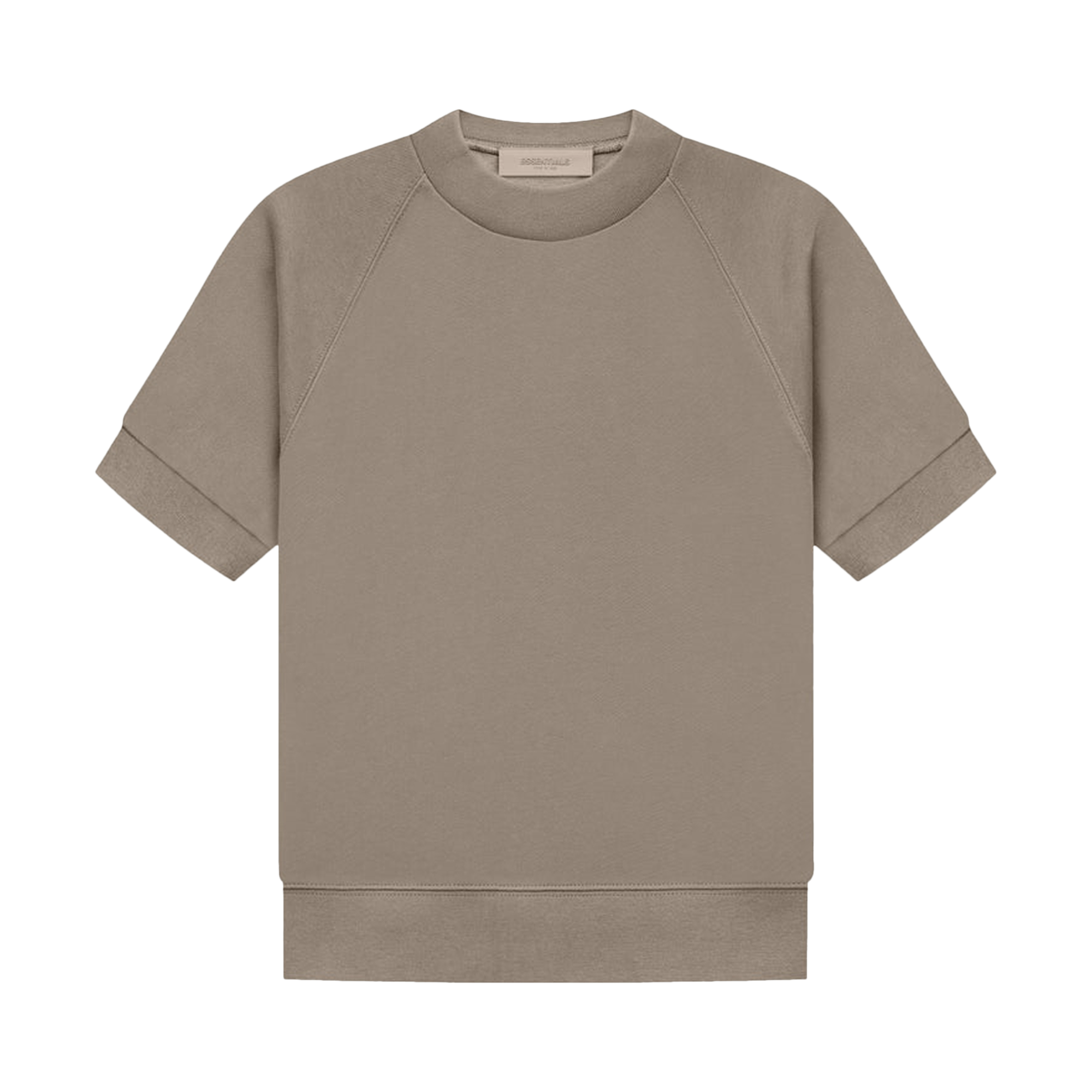 Pre-owned Essentials Fear Of God  Short-sleeve Sweatshirt 'desert Taupe' In Brown