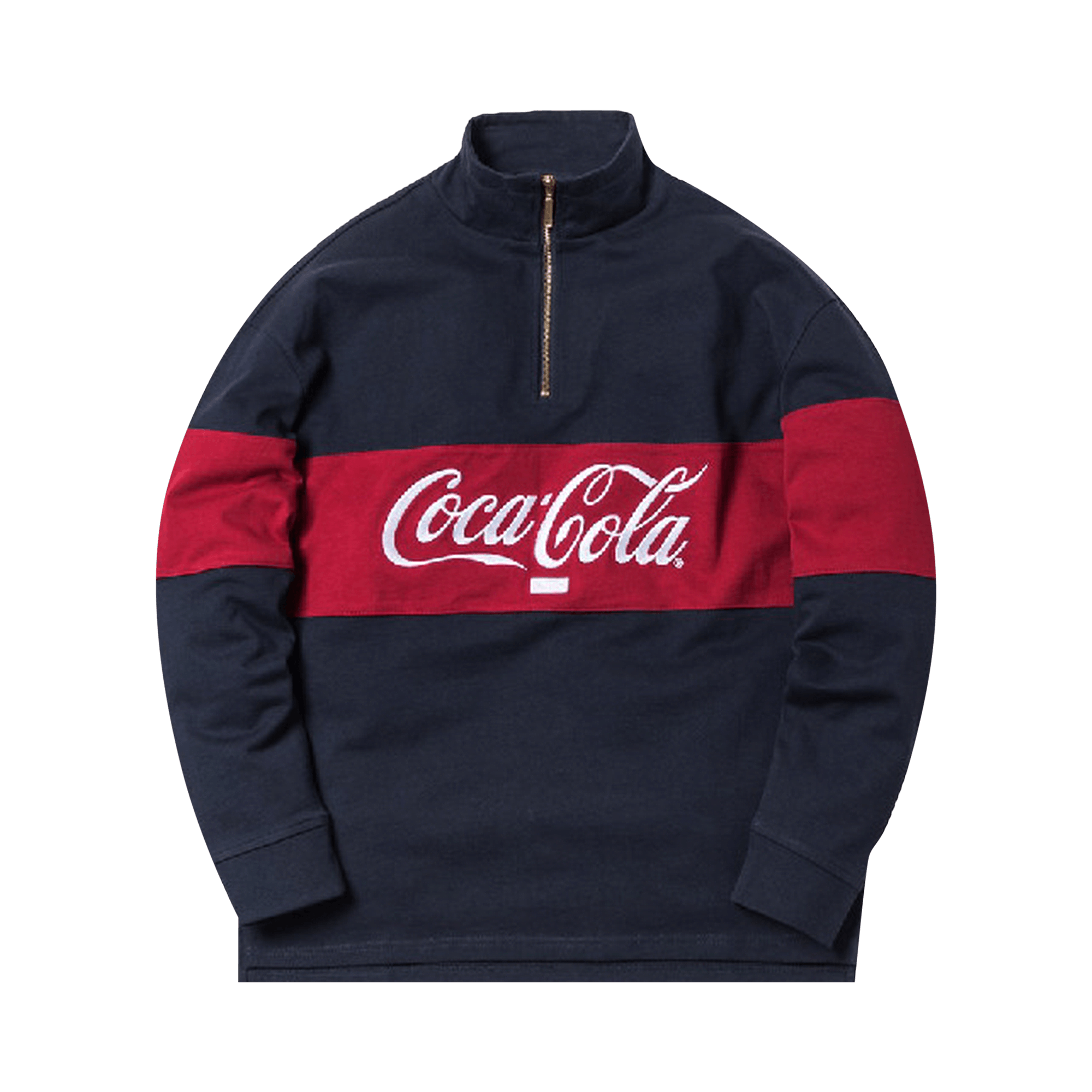 Kith x Coca-Cola Quarter Zip Rugby 'Navy'