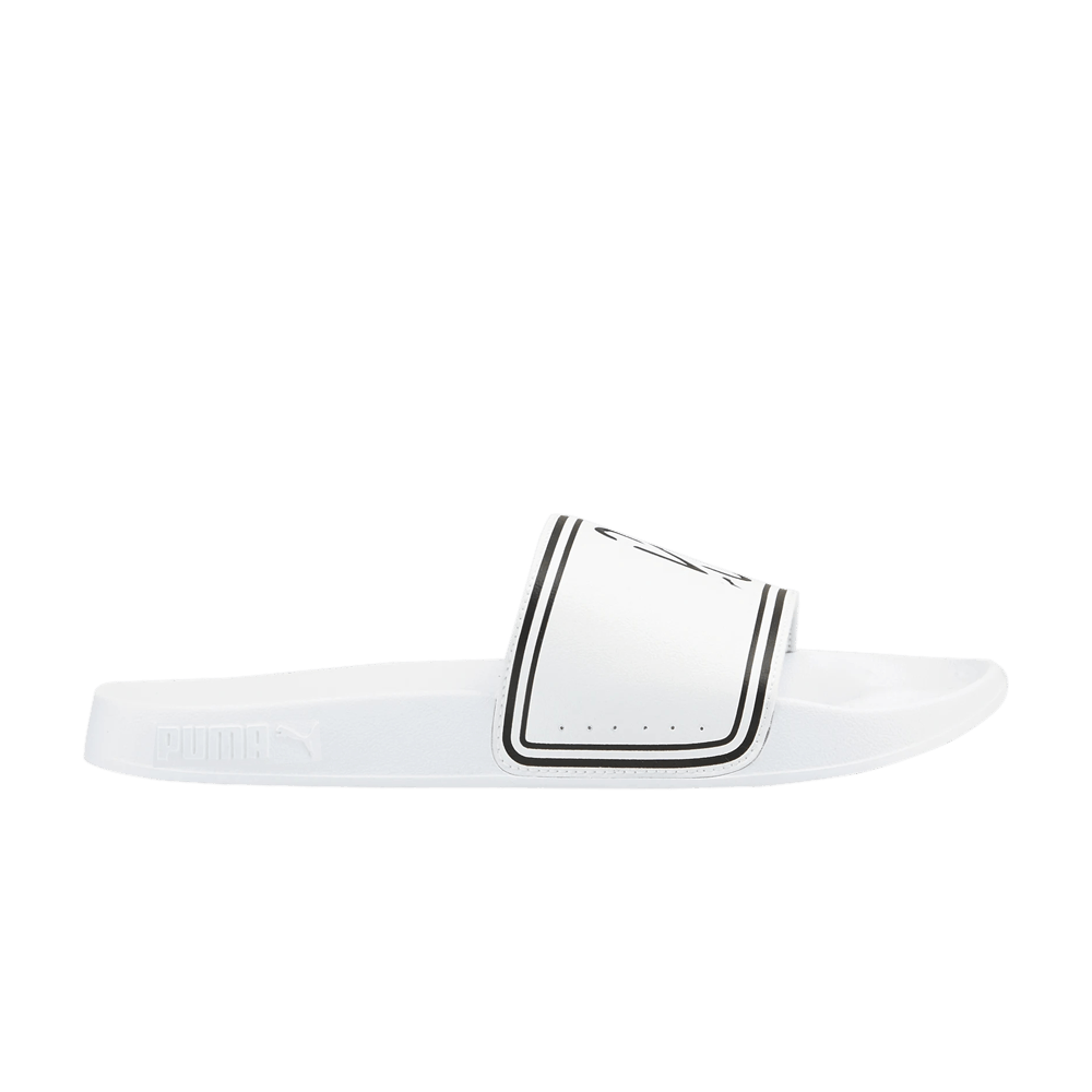 Pre-owned Puma Neymar Jr. X Leadcat 2.0 Slide 'white Black'