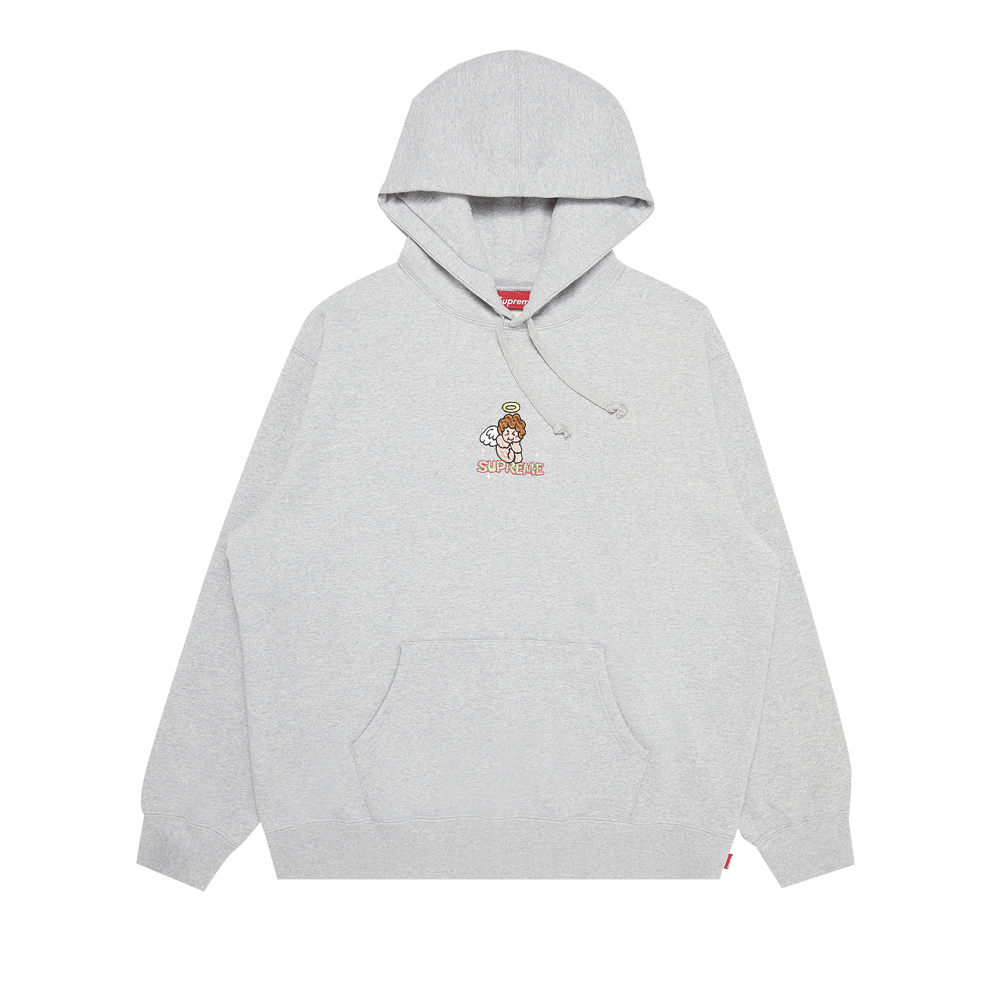 Supreme Angel Hooded Sweatshirt 'Heather Grey'