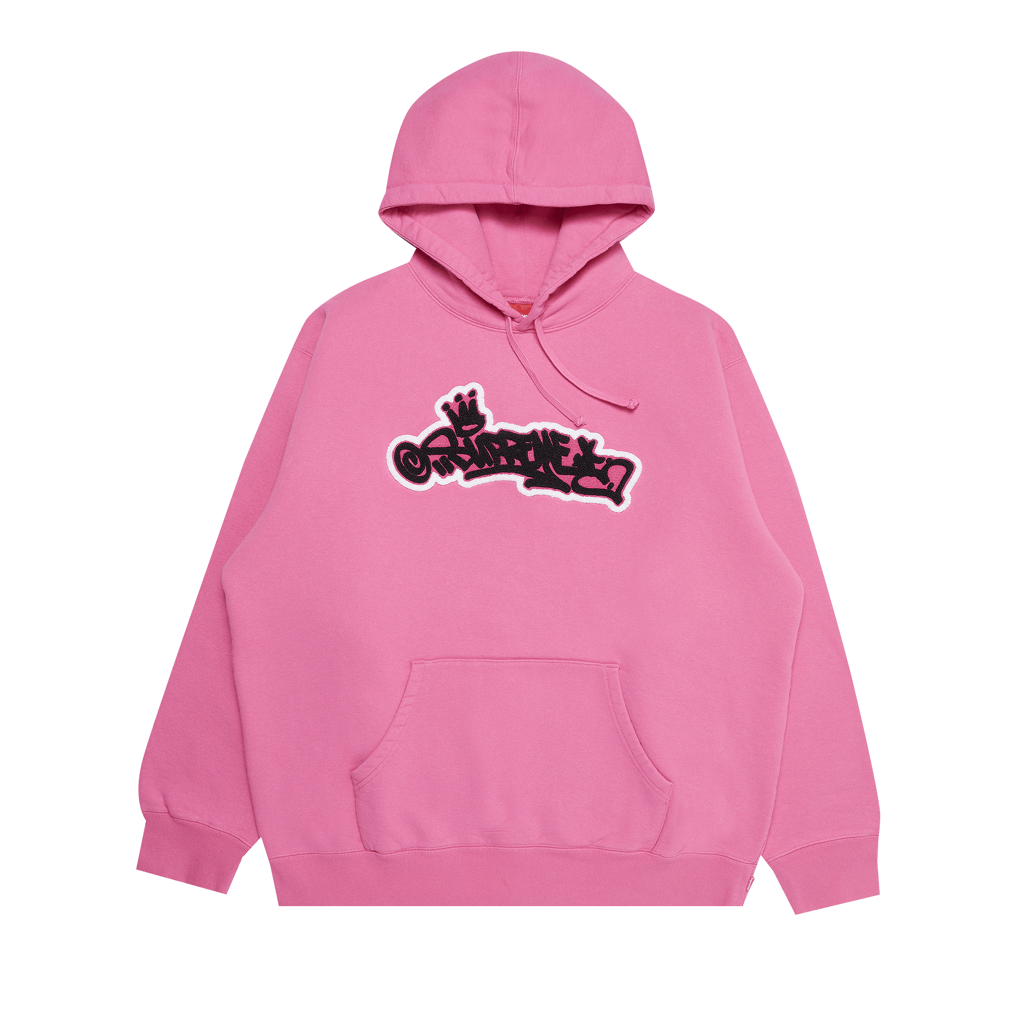 Supreme Handstyle Hooded Sweatshirt 'Magenta'