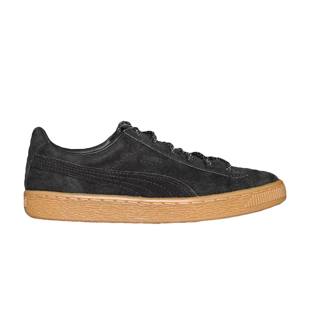 Pre-owned Puma Basket Classic Winterized Jr 'black Gum'