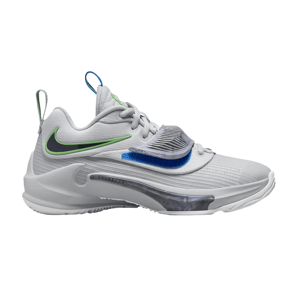 Nike Zoom Freak 3 GS 'Grey Fog Light Green Spark' - DB4158-004