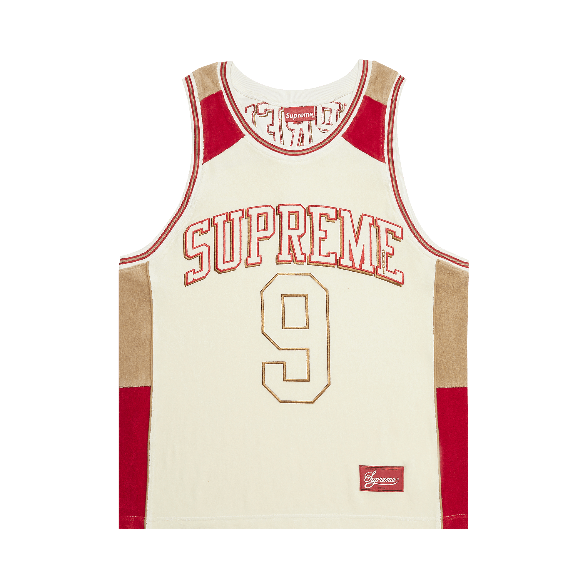 Supreme Terry Basketball Jersey 'Stone'