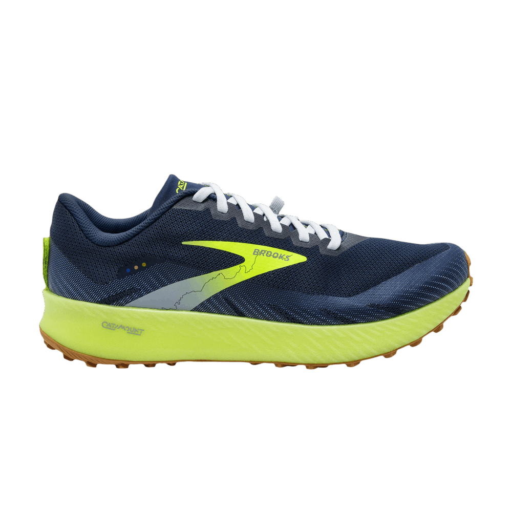 Pre-owned Brooks Catamount 'peacoat Nightlife' In Blue