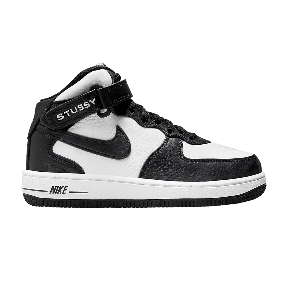 Nike Stussy x Air Force 1 Mid PS 'Black White'