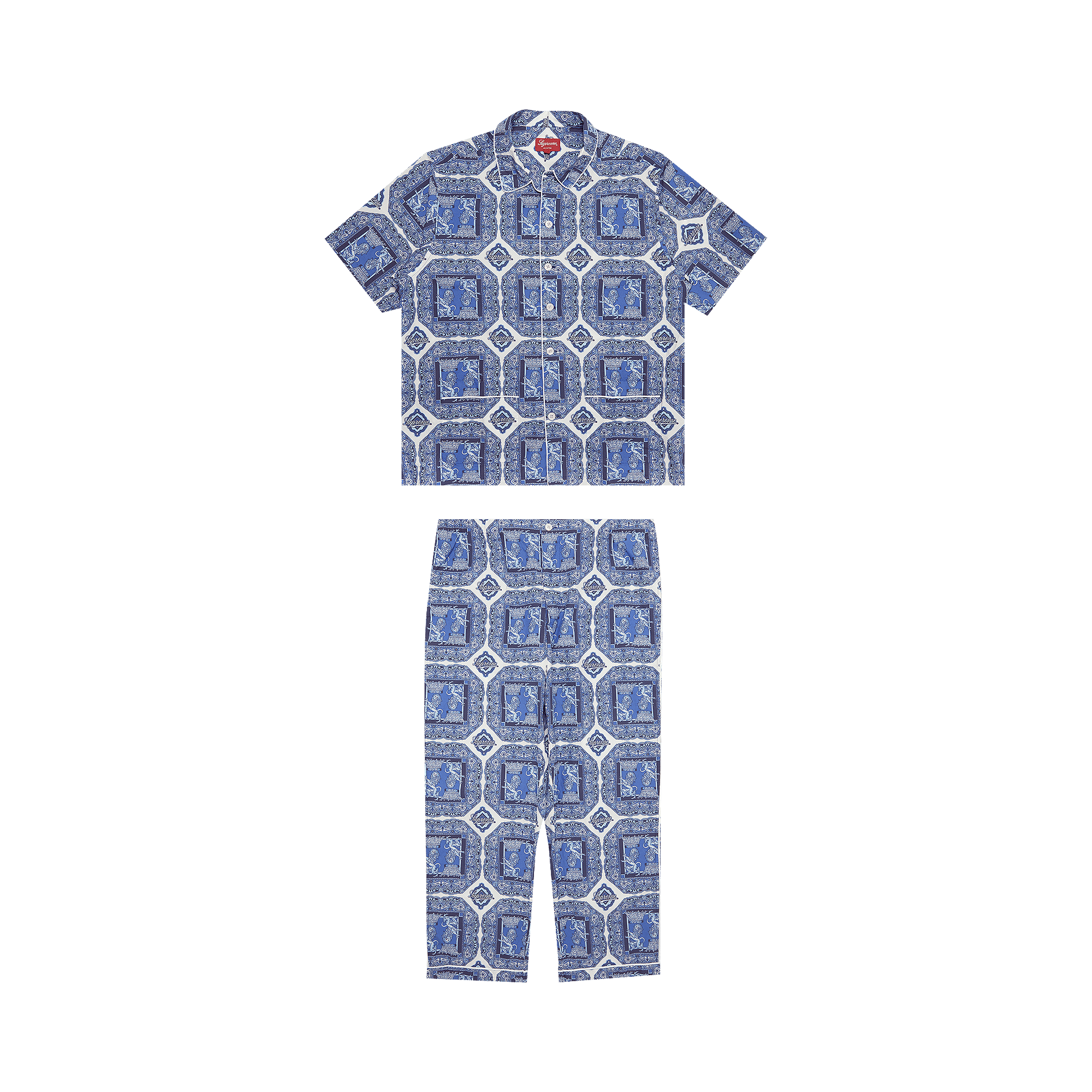 Supreme Regency Pajama Set 'Blue'