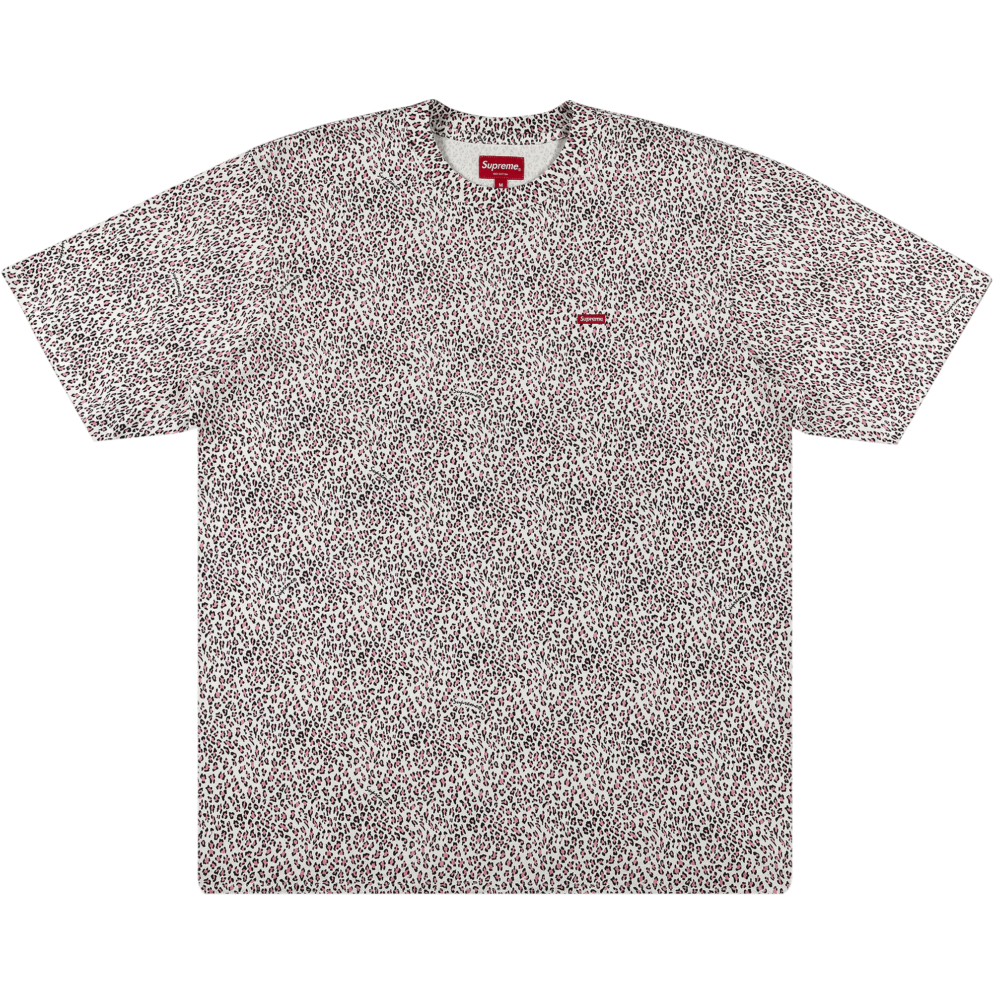 Supreme Small Box Tee 'Pink Leopard'