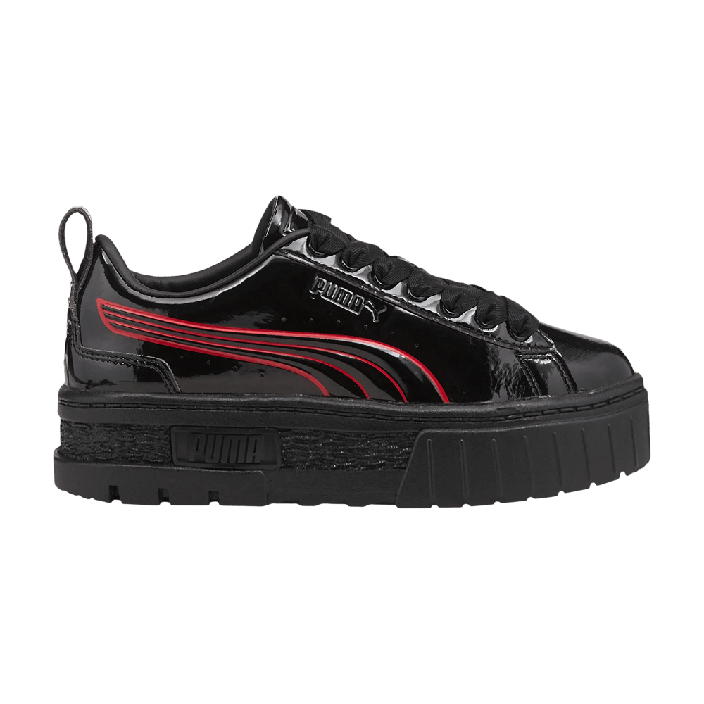 Pre-owned Puma Batman X Mayze Big Kid 'catwoman' In Black