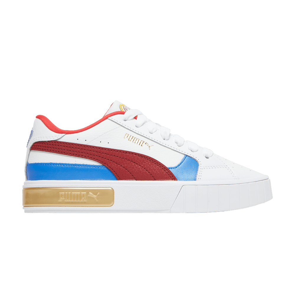 Pre-owned Puma Dc Comics X Cali Star Jr 'wonder Woman' In White
