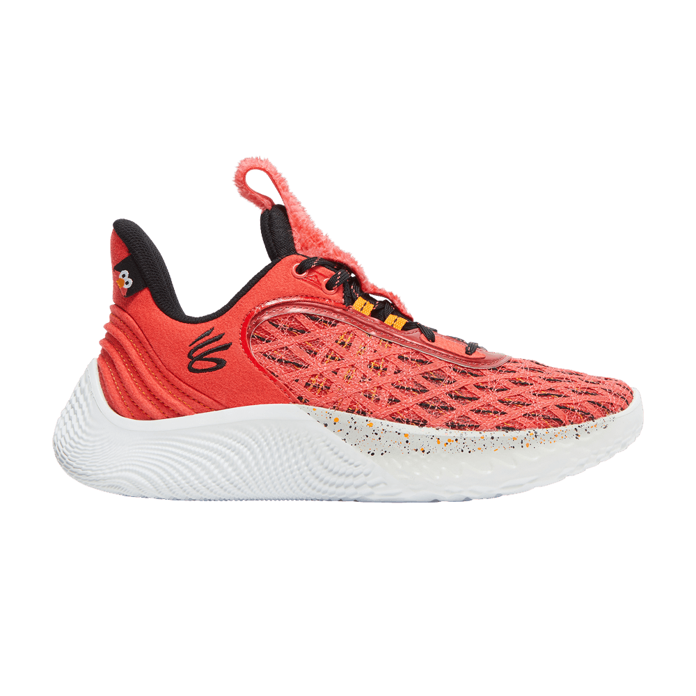 Pre-owned Curry Brand Sesame Street X Curry Flow 9 Gs 'street Pack - Elmo' In Red