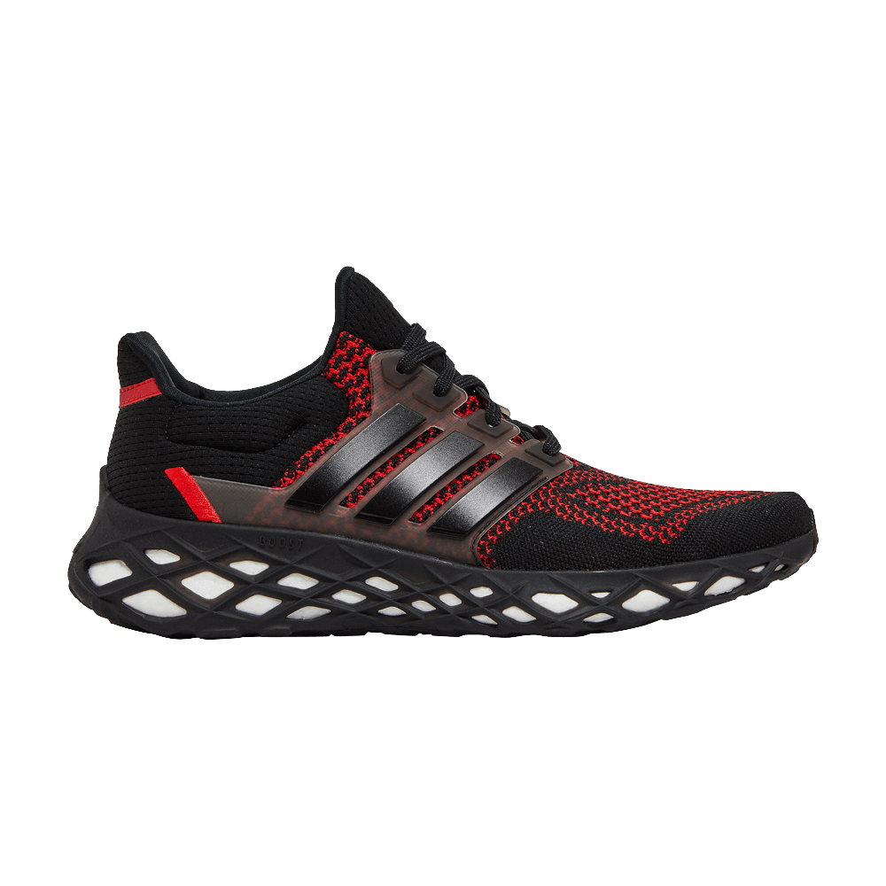 adidas UltraBoost Web DNA 'Black Vivid Red'