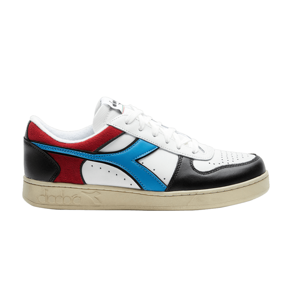 Magic Basket Low Icona 'White Malibu Blue'