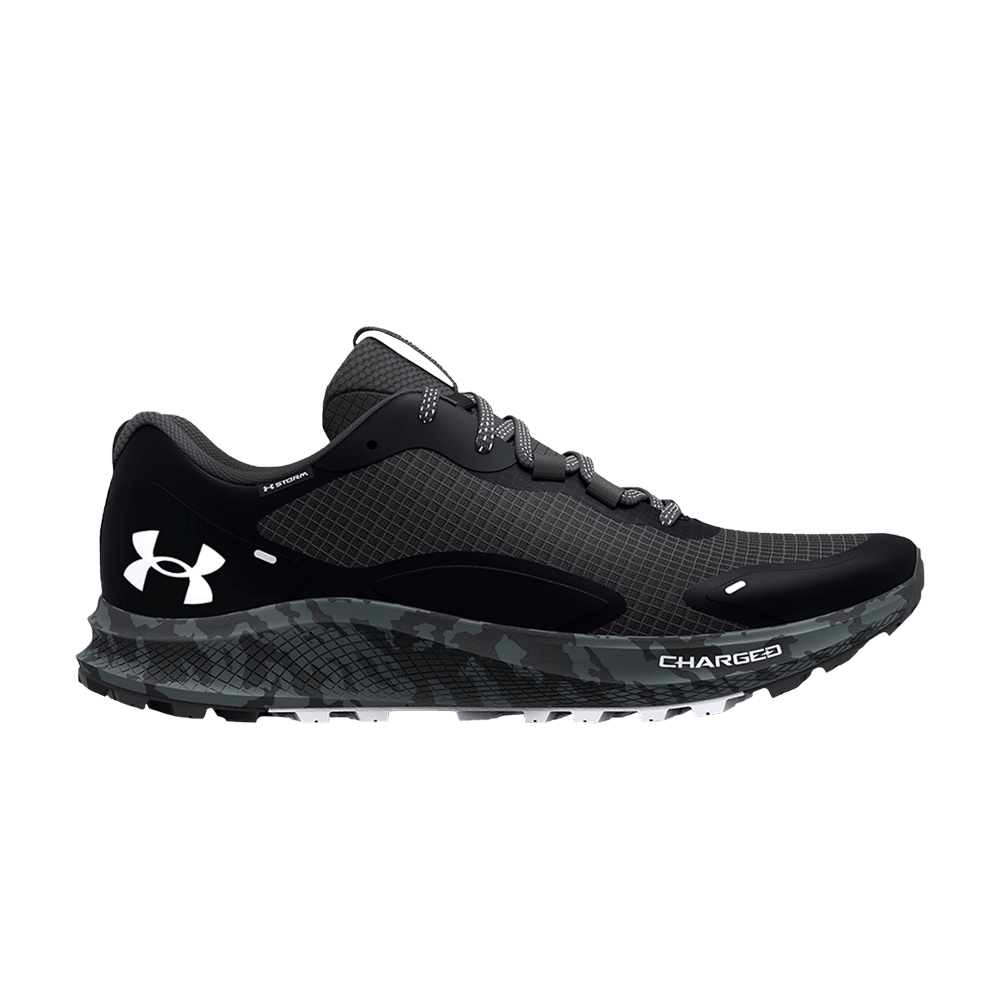 Pre-owned Under Armour Wmns Charged Bandit Trail 2 'black Jet Grey Camo'