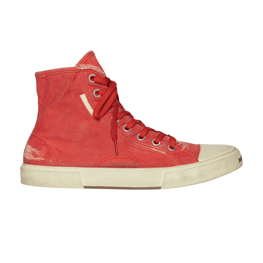 Balenciaga Paris High 'Destroyed - Red'