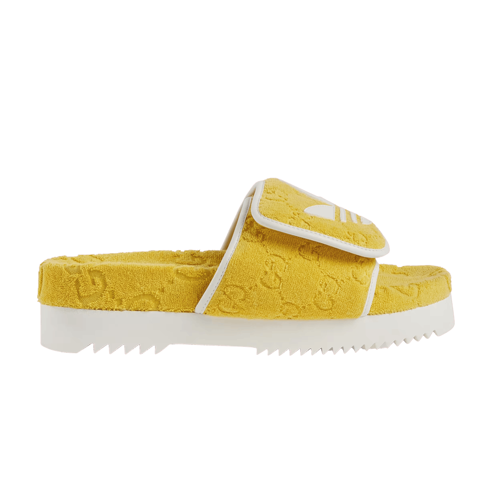 Buy Adidas x Gucci Wmns GG Platform Sandal Yellow Cotton Sponge 702398 UU010 7171 GOAT