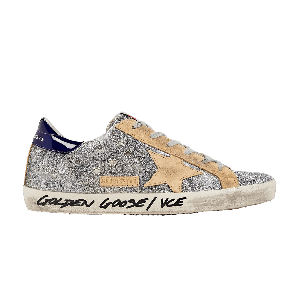 Golden Goose Wmns Superstar 'Camo Glitter - Silver'