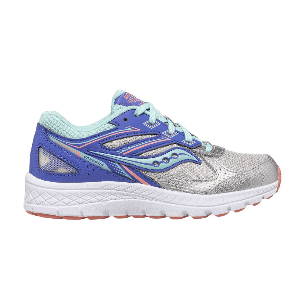 Saucony Cohesion 14 Lace Big Kid 'Silver Periwinkle'