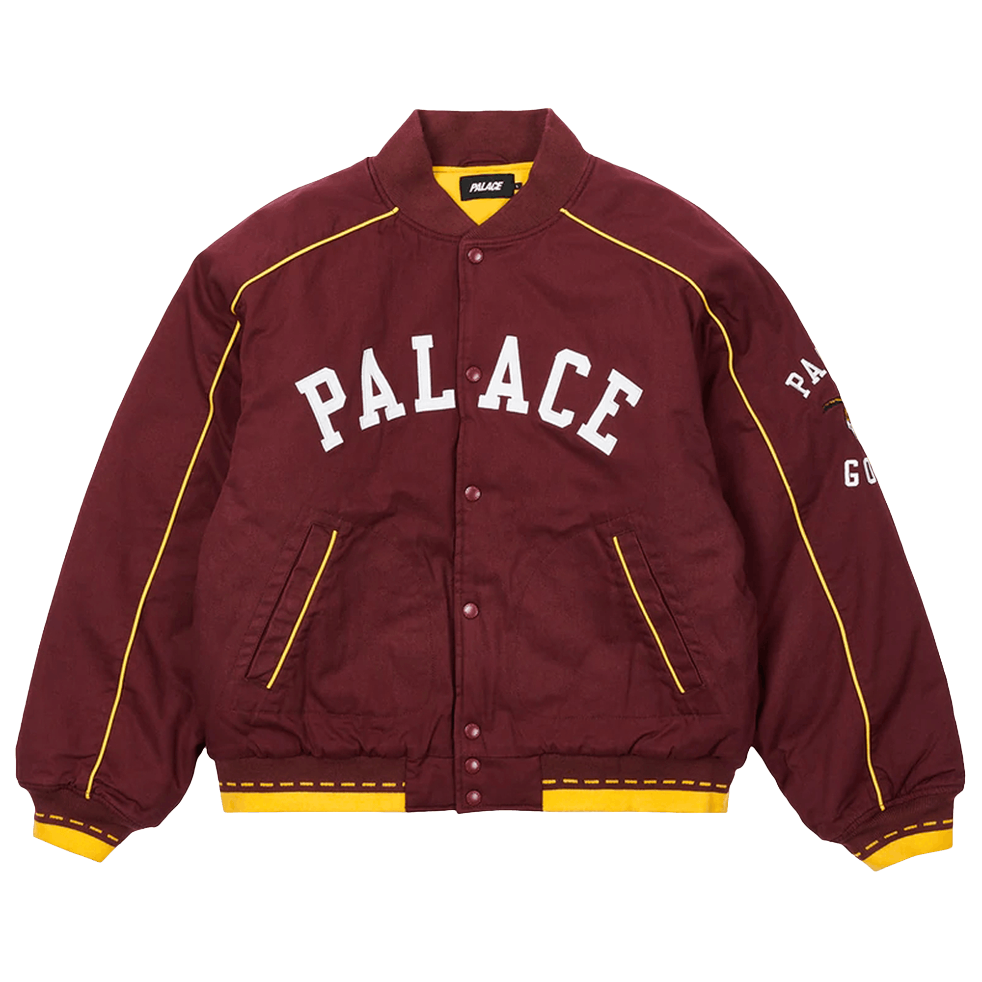 Palace Goats Varsity Jacket 'Burgundy'
