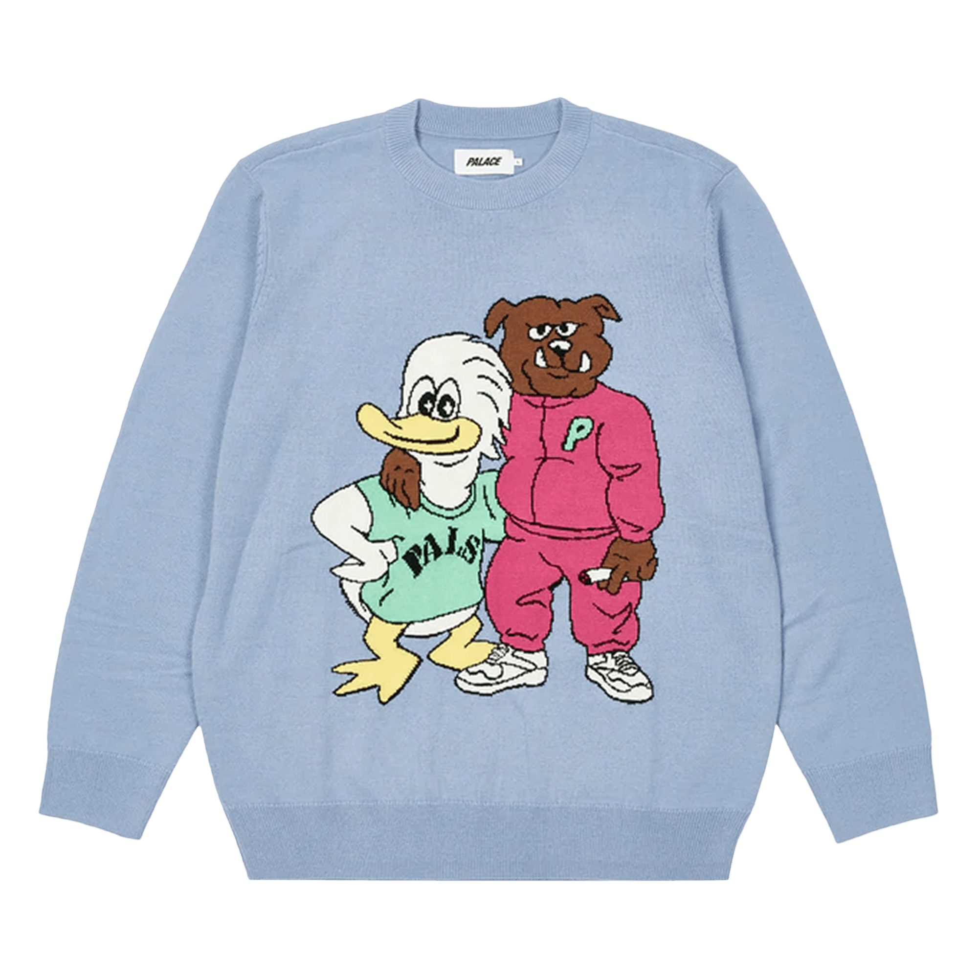 Palace Dog And Duck Knit 'Blue'